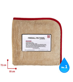 FIREBALL PIN Towel 72 x 95 RED - ręcznik