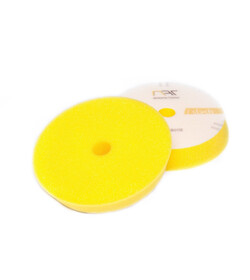 NAT Slash Żółta Średnia gąbka polerska 133/148mm DA