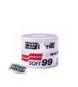 Soft99 White Soft Wax 350g - wosk do jasnych lakierów