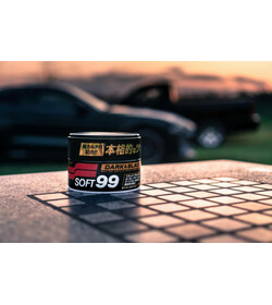 Soft99 Dark & Black Wax 300g zestaw - wosk do ciemnych lakierów