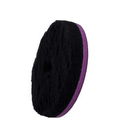 ZviZZer "Doodle" Wool-Pad Black Ø 155/25/155mm, pad wełniany czarny,  futro polerskie