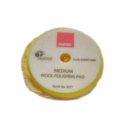 RUPES Tarcza polerska z wełny 30/45mm Yellow wool żółta medium