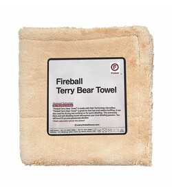 FIREBALL Terry Bear Buffing Towel 40 x 40cm - wysokiej jakości, gruba mikrofibra