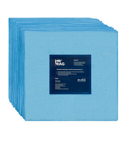 MR RAG 40x40cm BLUE 380GSM mikrofibra niebieska 12-pack