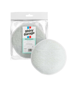 Shiny Garage White Pocket aplikator z mikrofibry