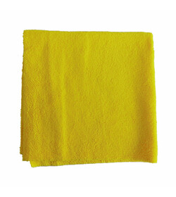 ZviZZer Microfiber Cloth Yellow 10 pieces mikrofibra bezszwowa