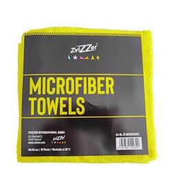 ZviZZer Microfiber Cloth Yellow 10 pieces mikrofibra bezszwowa