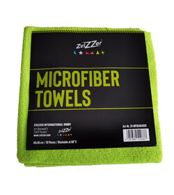 ZviZZer Microfiber Cloth Green 10 pieces mikrofibra bezszwowa