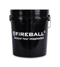 FIREBALL wiadro detailingowe z separatorem brudu (czarne)