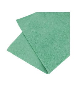MR RAG 40x40cm GREEN edgeless 380GSM mikrofibra zielona bezszwowa 12-pack
