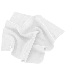 MR RAG 40x40cm WHITE edgeless 380GSM mikrofibra biała bezszwowa