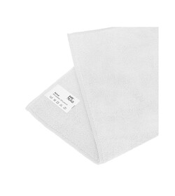 MR RAG 40x40cm WHITE edgeless 380GSM mikrofibra biała bezszwowa 12-pack