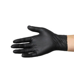 Rękawiczki nitrylowe czarne XL