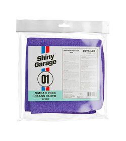 Shiny Garage Smear Free Glass Cloth 2pack - mikrofibra do szyb