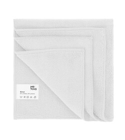 MR RAG 40x40cm WHITE 380GSM mikrofibra biała 12-pack