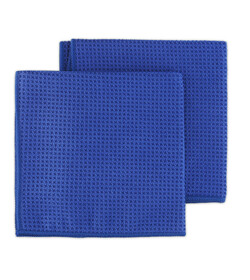 Deturner Waffle Glass Cleaner 40x40cm 400gsm 2szt. - mikrofibra waflowa do szyb