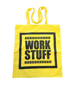 Work Stuff ekologiczna żółta torba na zakupy 41x38cm