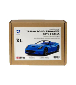 Biomus zestaw do polerowania szyb i szkła XL