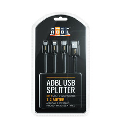 ADBL Splitter rozdzielacz USB-C Mikro iPhone