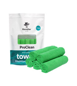 Kavalier ProClean Microfiber Towel Ceramic Smooth 5 sztuk - mikrofibra 41x41cm 320gsm