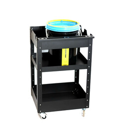 POKA Wózek detailingowy z otworem na wiadro do czyszczenia padów