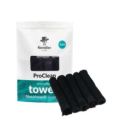 Kavalier ProClean Microfiber Towel Glass Whisperer 41x41cm 5pack - ręcznik z mikrofibry do szyb