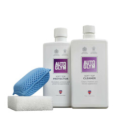 Autoglym Soft Top Clean Protect Complete KIT - zestaw do czyszczenia i impregnacji miękkich dachów cabrio