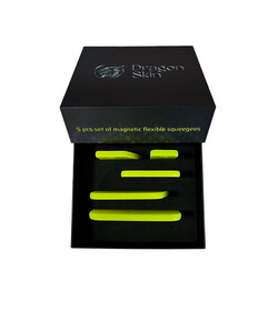 Dragon Skin Magnetic Flexible Film Squeegees 5pcs – zestaw magnetycznych rakli do aplikacji folii PPF