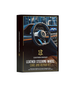 Leather Expert Steering Wheel Care and Repair Kit Black - zestaw do czyszczenia, renowacji i pielęgnacji kierownicy skórzanej