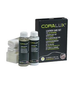 LCK Coralux Leather Care Set 2x200ml zestaw do czyszczenia i pielęgnacji skóry