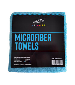 ZviZZer Microfiber Cloth Blue 10 pieces mikrofibra bezszwowa