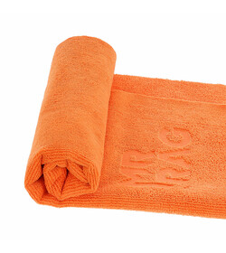 MR RAG 40x40cm SHOCKING ORANGE Edgeless 380gsm mikrofibra bezszwowa pomarańczowa