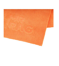 MR RAG 40x40cm SHOCKING ORANGE Edgeless 380gsm mikrofibra bezszwowa pomarańczowa