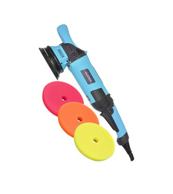 GLOSER DA 15mm Maszyna Polerska Dual Action   zestaw padów ZviZZer THERMO TRAPEZ PAD'Z