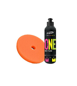 ZviZZer One Polish 250ml + ZviZZer Thermo Trapez Pad Orange 140/20/125 one step - zestaw