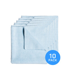 FX PROTECT BLUE SKY MICROFIBER TOWEL 40x40cm 500g/m2 - zestaw 10 mikrofibr bezszwowych do delikatnych powierzchni
