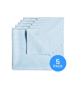 FX PROTECT BLUE SKY MICROFIBER TOWEL 40x40cm 500g/m2 - zestaw 5 mikrofibr bezszwowych do delikatnych powierzchni