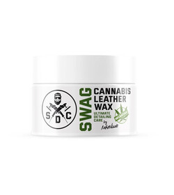 SWAG Cannabis Leather Wax 220ml - twardy wosk do skóry
