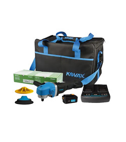 Kovax Chargema-X 125mm - szlifierka kątowa z zestawem papierów ściernych Maxcut