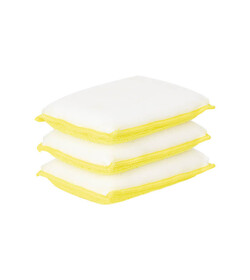 Blend Brothers FRISKY Yellow Scrub Pad 3szt - dwustronny pad do czyszczenia wnętrza
