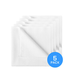 FX PROTECT POLAR WHITE MICROFIBER TOWEL 40x40cm 320g/m2 - zestaw 5 mikrofibr do powłok ceramicznych