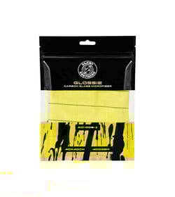 Blend Brothers GLOSSIE Yellow Carbon Glass Microfiber 40x40cm - carbonowa mikrofibra do szyb