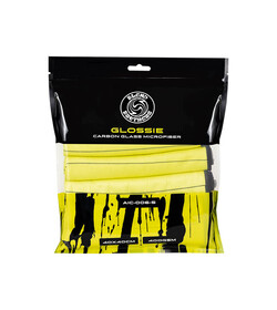 Blend Brothers GLOSSIE Yellow Carbon Glass Microfiber 40x40cm 5szt - carbonowa mikrofibra do szyb
