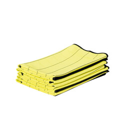 Blend Brothers GLOSSIE Yellow Carbon Glass Microfiber 40x40cm 5szt - carbonowa mikrofibra do szyb