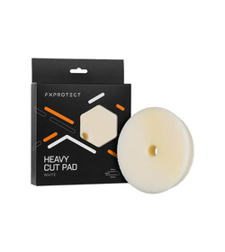 FX PROTECT HEAVY CUT PAD WHITE 125/140mm - biały mocno tnący pad polerski