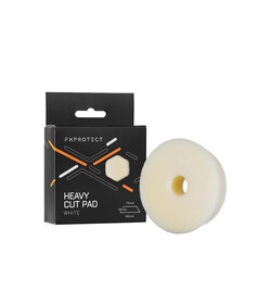 FX PROTECT HEAVY CUT PAD WHITE 75/90mm - biały mocno tnący pad polerski