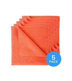 FX PROTECT ROYAL CORAL MICROFIBER TOWEL 40x40cm 320g/m2 - zestaw 5 mikrofibr bezszwowych do powłok ceramicznych