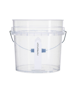FX PROTECT WASH BUCKET MINI CLEAR 16L - transparentne wiadro z miarką do mycia auta