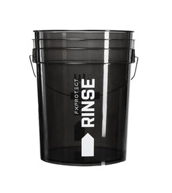 FX PROTECT WASH BUCKET RINSE BLACK 20L - czarne wiadro z miarką do mycia auta