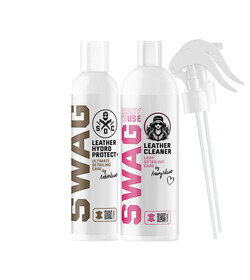 SWAG Lady Leather Cleaner RTU 500ml + Leather Hydro Protect+ 150ml - walentynkowy zestaw